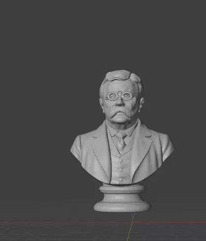 Theodore Roosevelt 3D print model_10