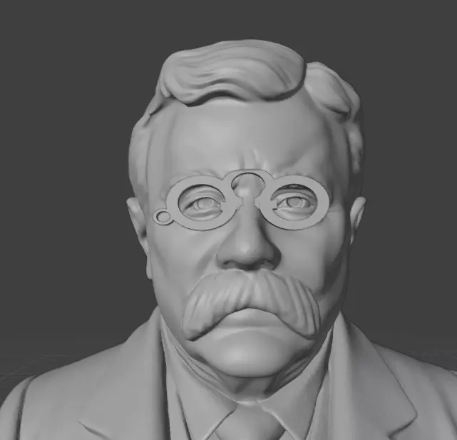 Theodore Roosevelt 3D print model_24