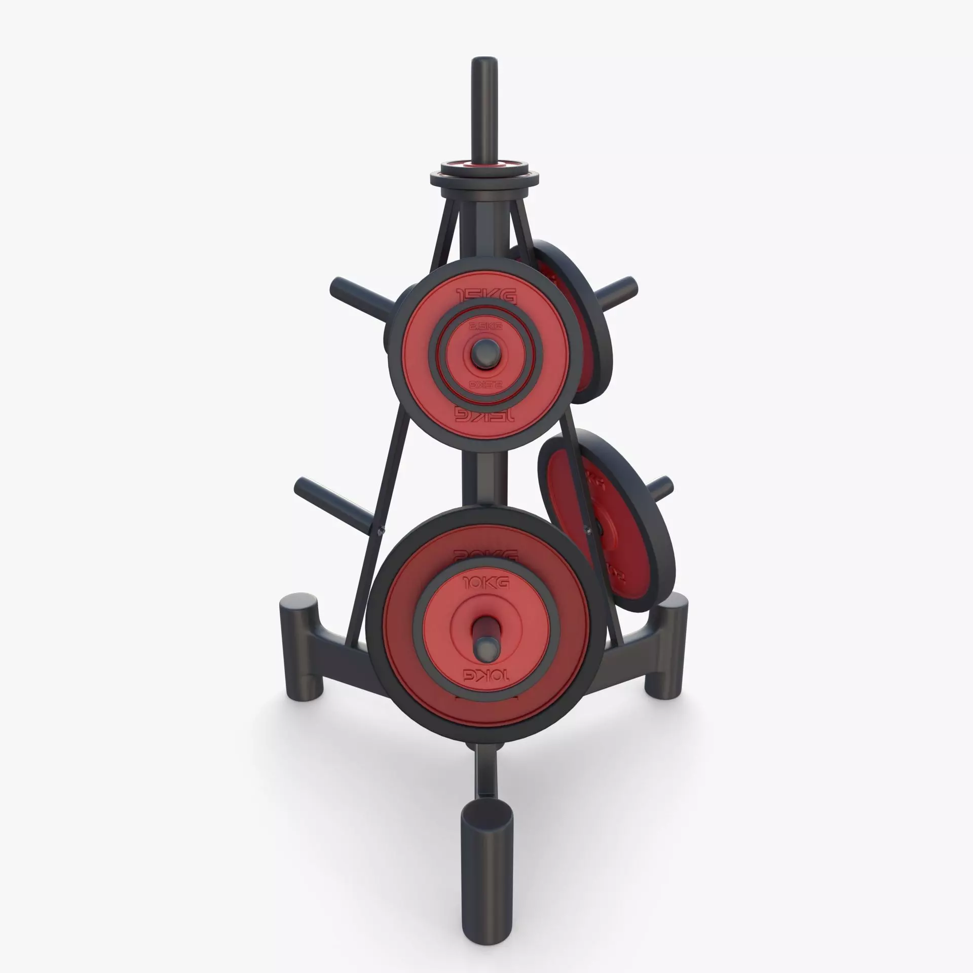 Disk rack v2 3D model_0