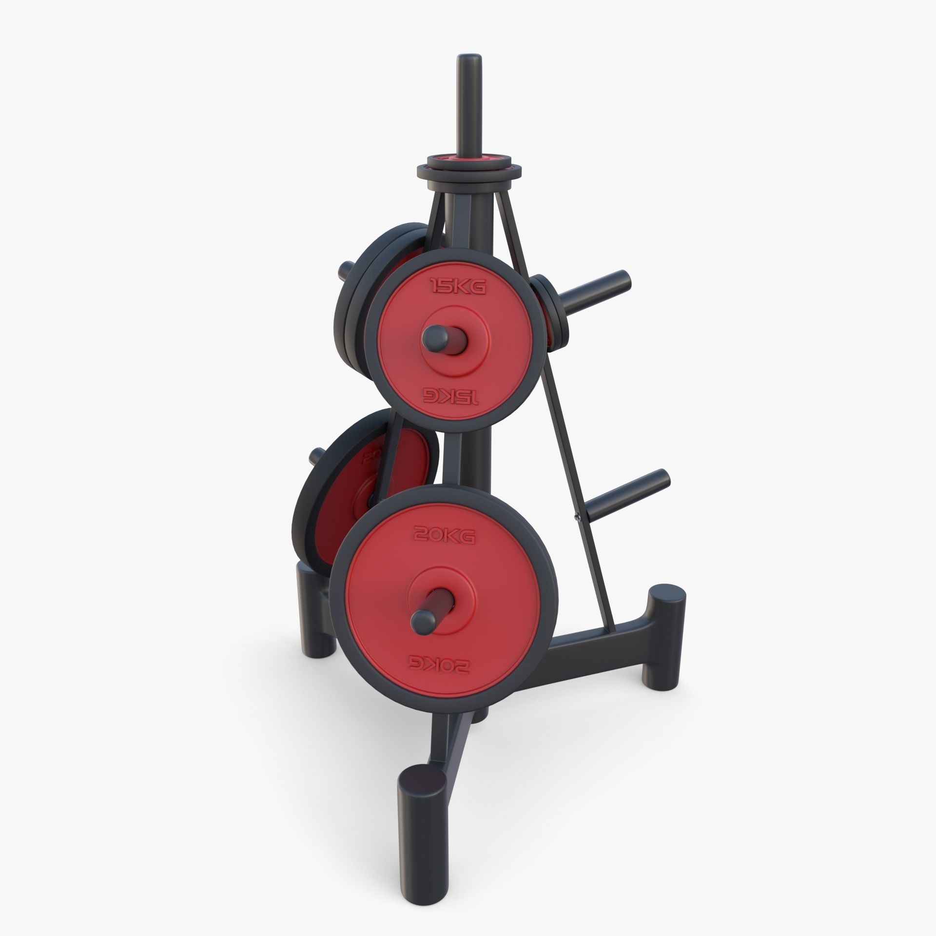 Disk rack v2 3D model_3