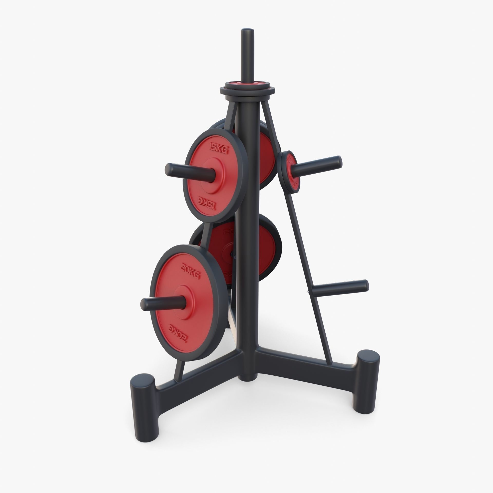 Disk rack v2 3D model_4