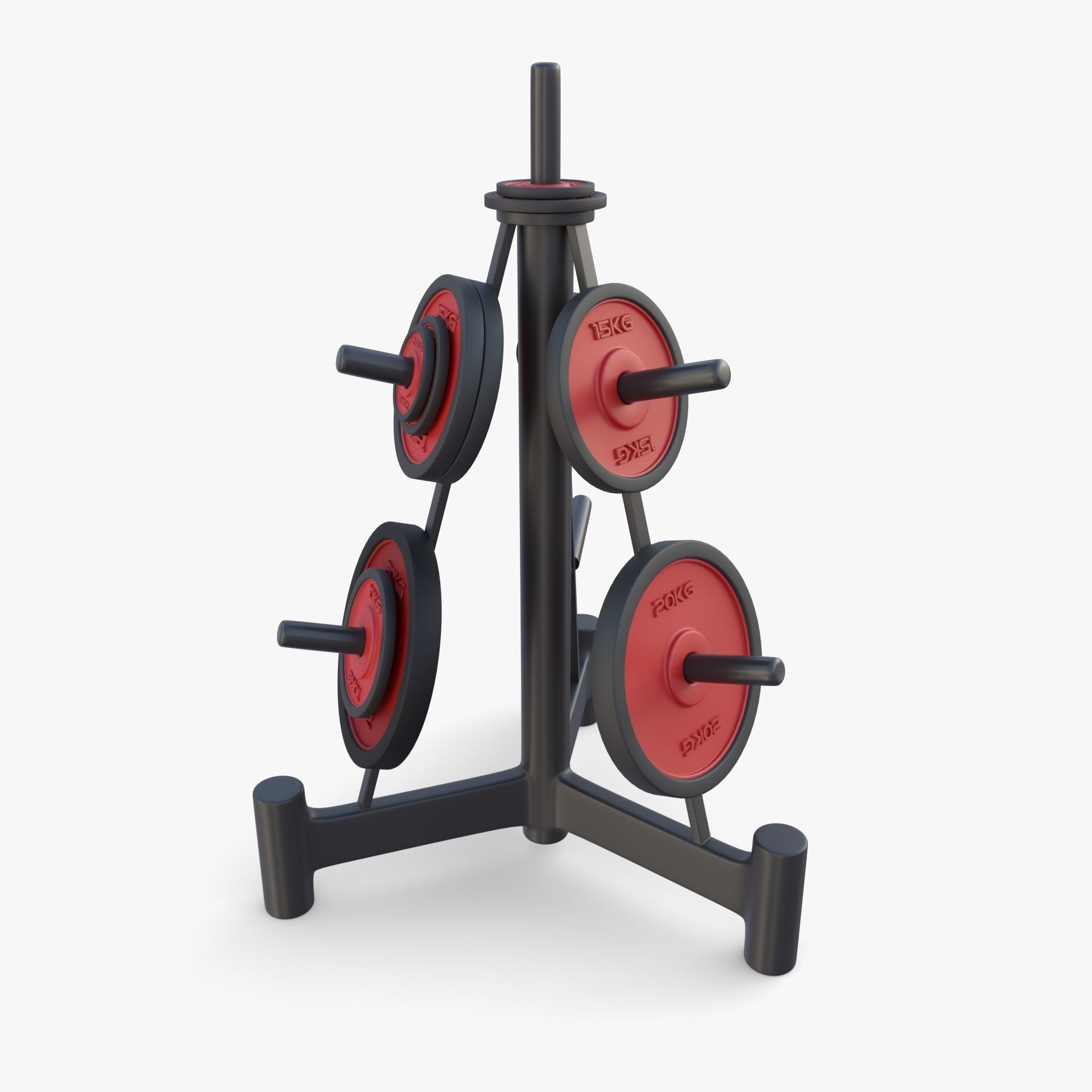 Disk rack v2 3D model_2