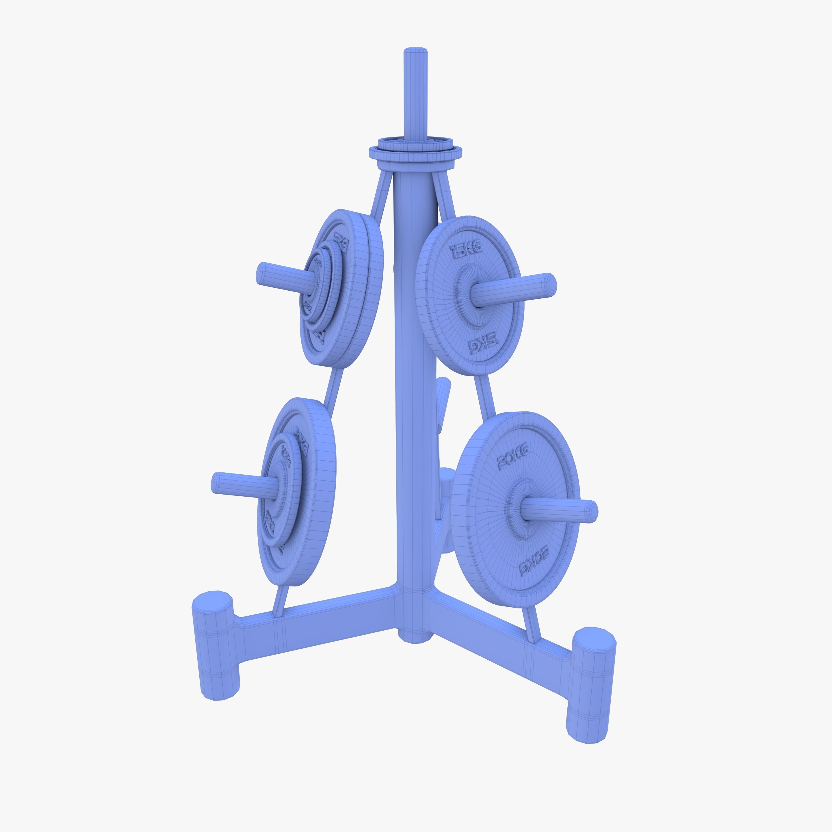 Disk rack v2 3D model_11