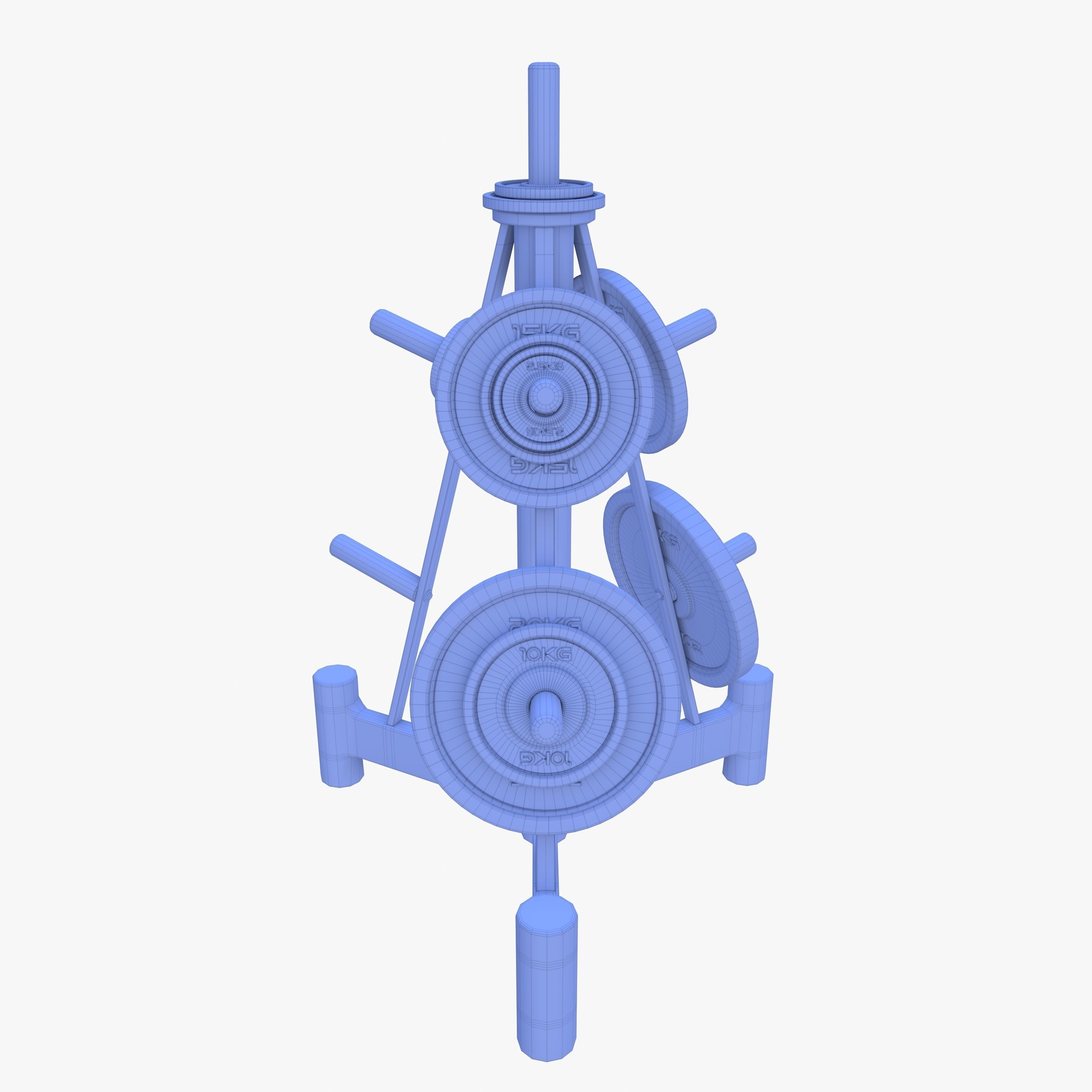 Disk rack v2 3D model_9