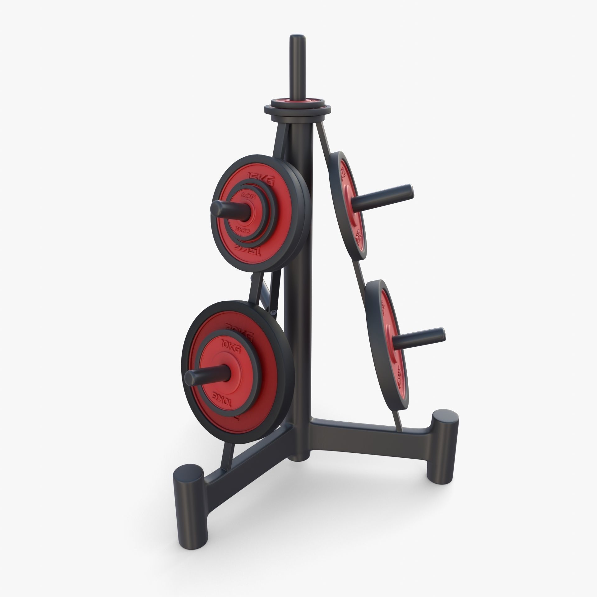 Disk rack v2 3D model_1