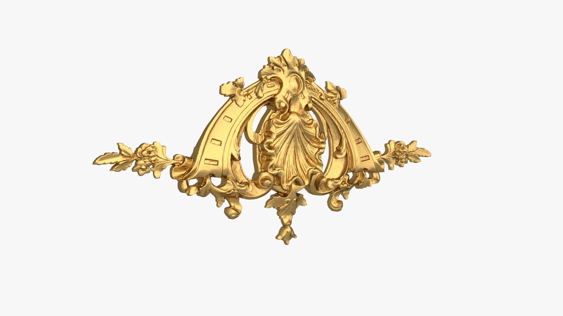 Classic decor ornament 216 3D model_1