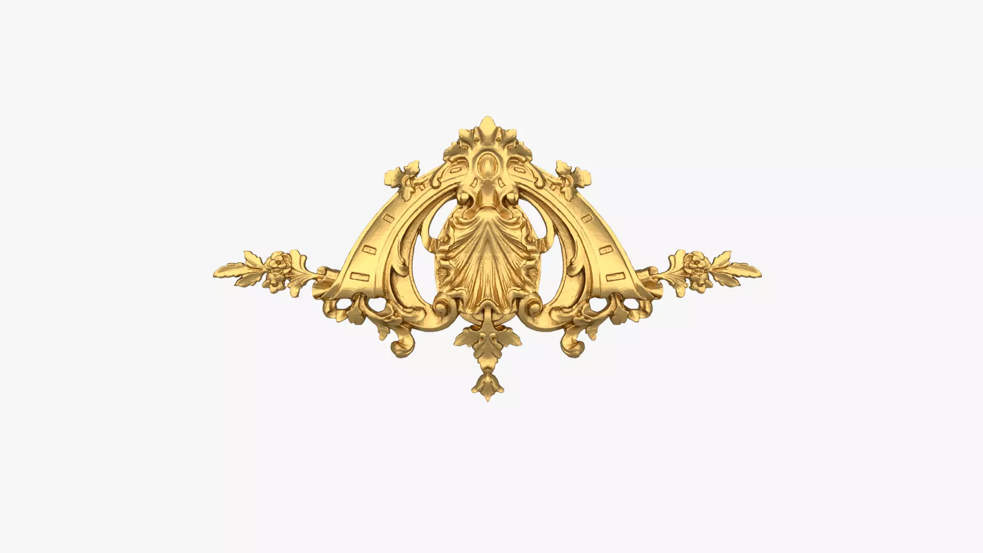 Classic decor ornament 216 3D model_0