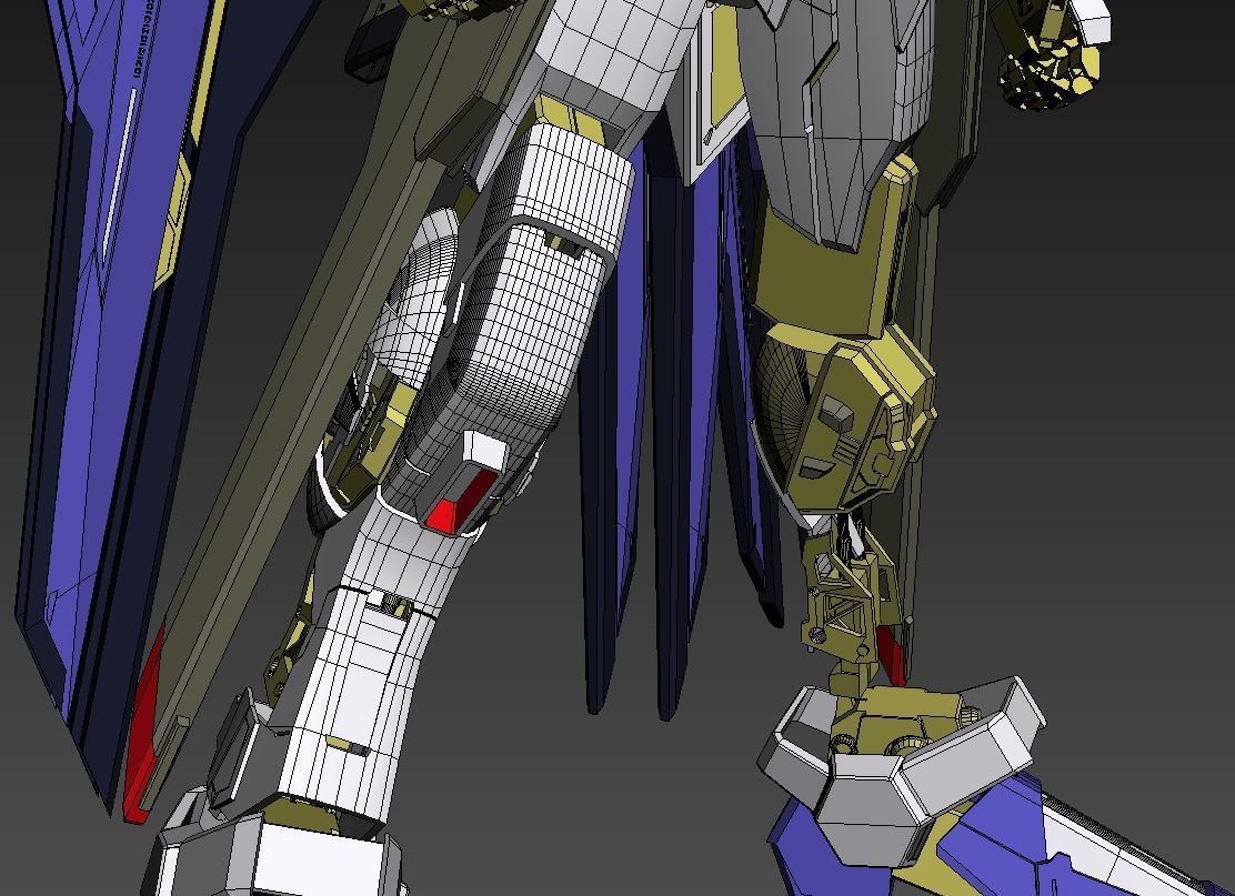 STRIKE FREEDOM GUNDAM 3D model_9