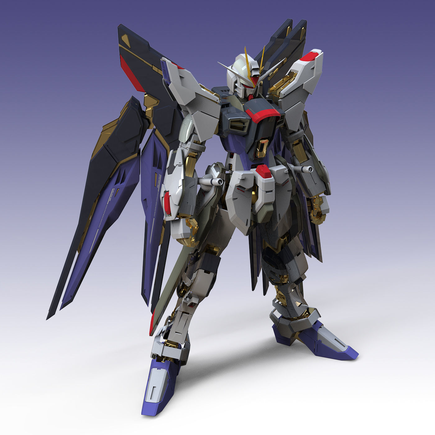 STRIKE FREEDOM GUNDAM 3D model_1