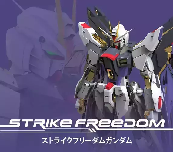 STRIKE FREEDOM GUNDAM 3D model