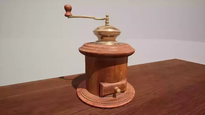 Antique coffee grinder