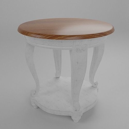 Table Vintage Free 3D model