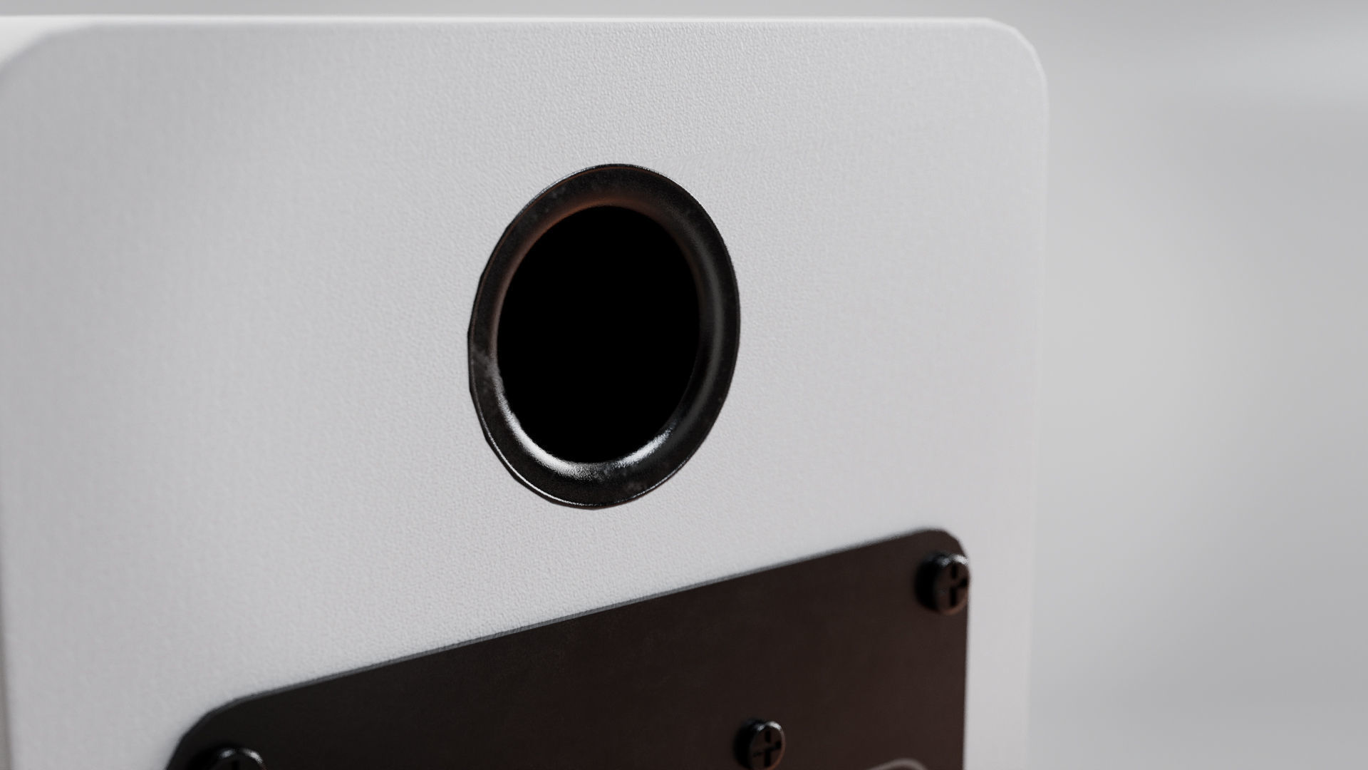 Speakers set pair of 3D model_10