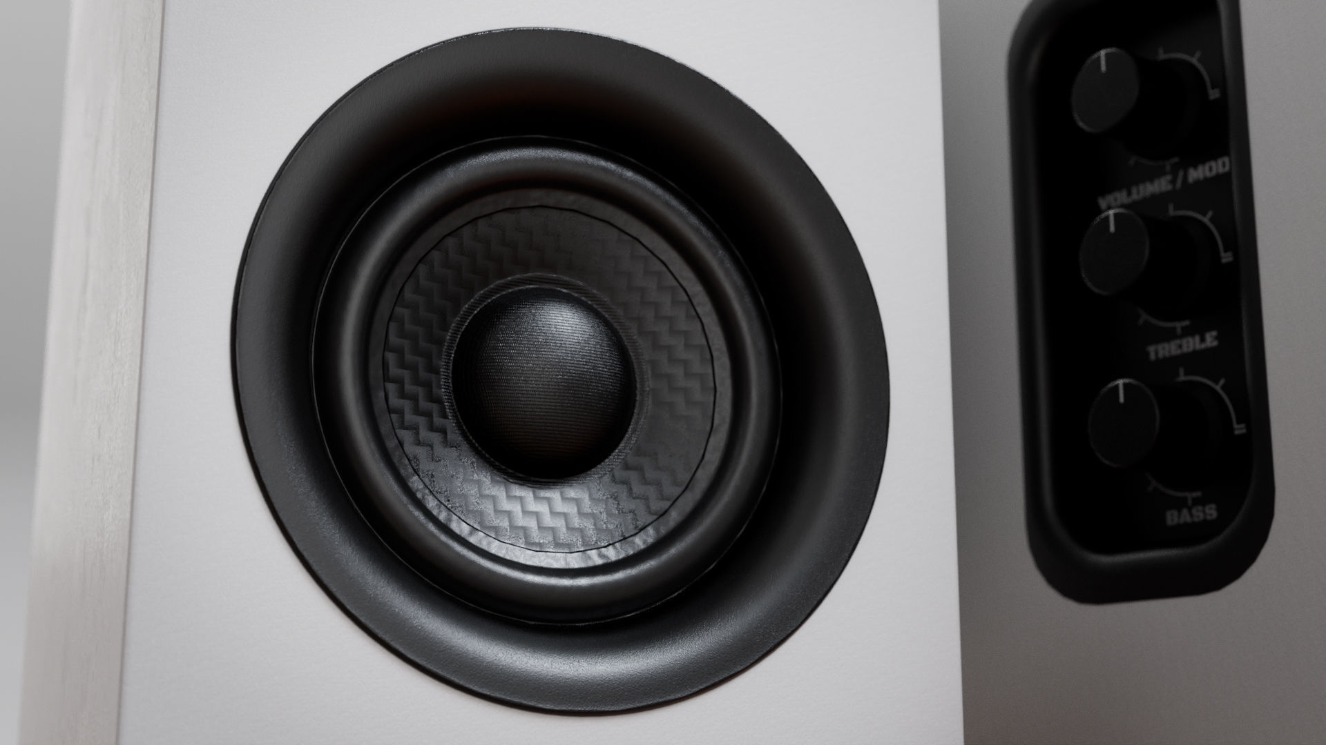 Speakers set pair of 3D model_12