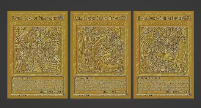 uria raviel and hamon lords - yugioh