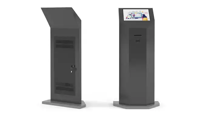 Electronic Kiosk 3D model