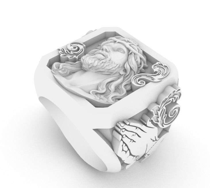 ANEL DE CRISTO  3D print model_1