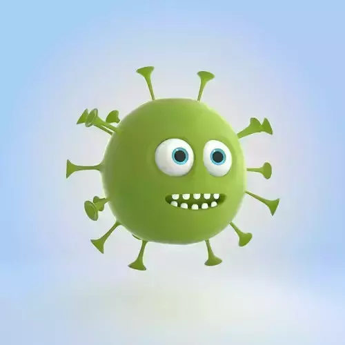 Virus 3D model