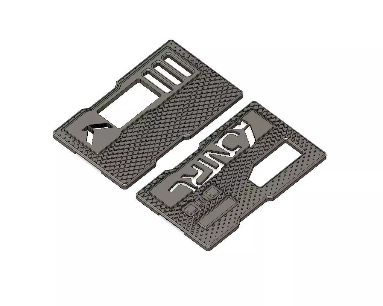 BilletBox Panel Door with Texture 3D print model_0