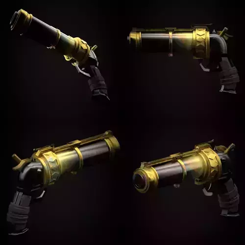 Arcane Jinx Pistol 3D model