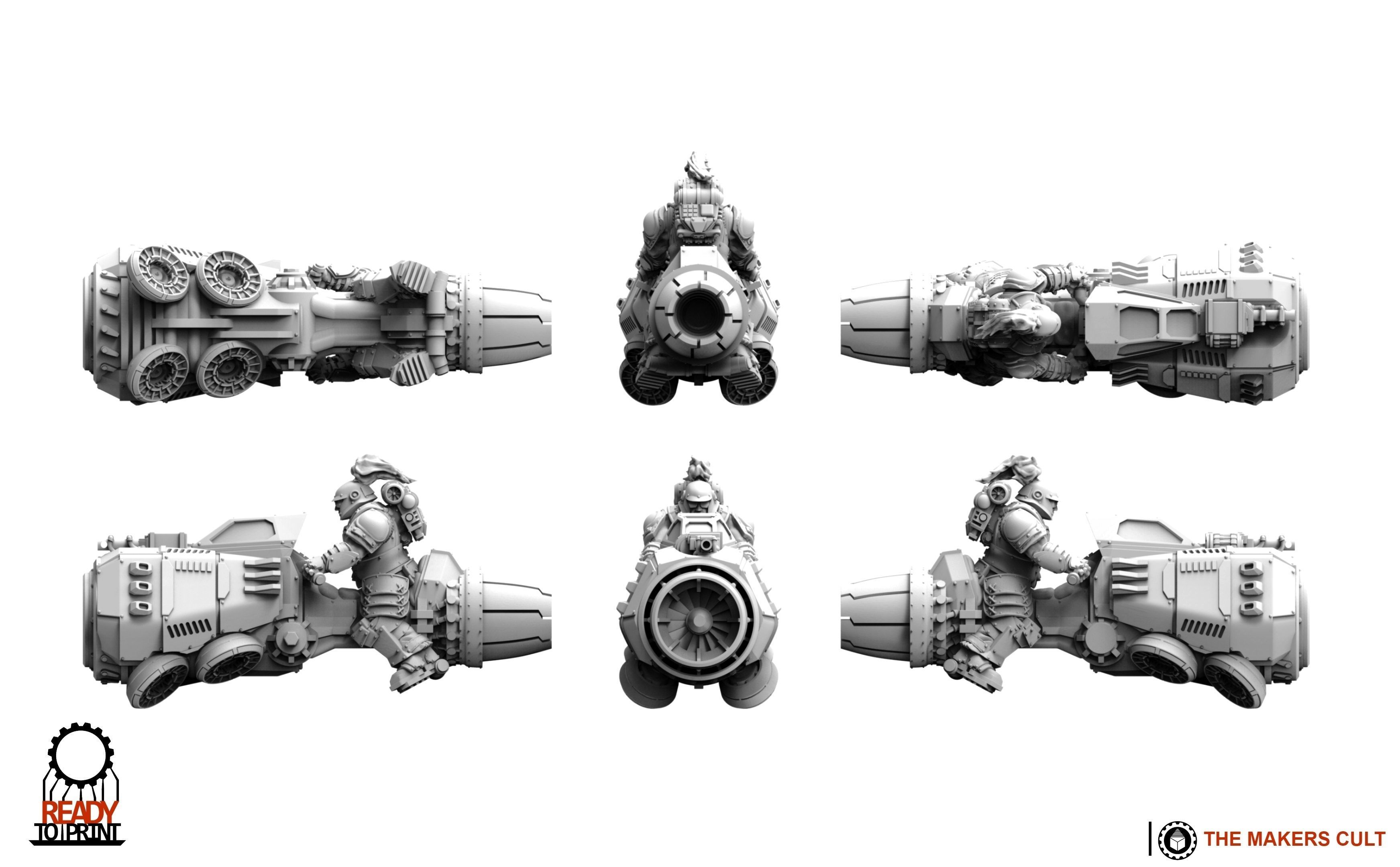 Tempest Legion - Jetbike Squadron 3D print model_6