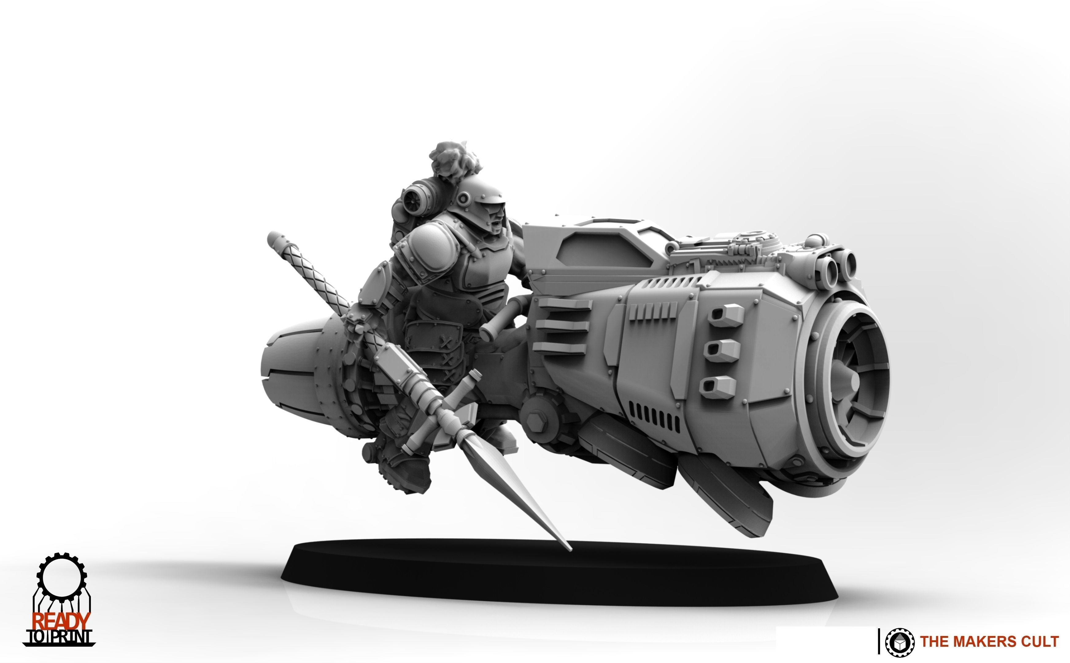 Tempest Legion - Jetbike Squadron 3D print model_5