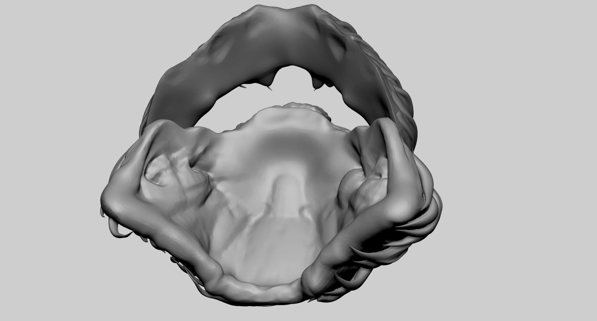 Mustache and Goatee 3D model_4