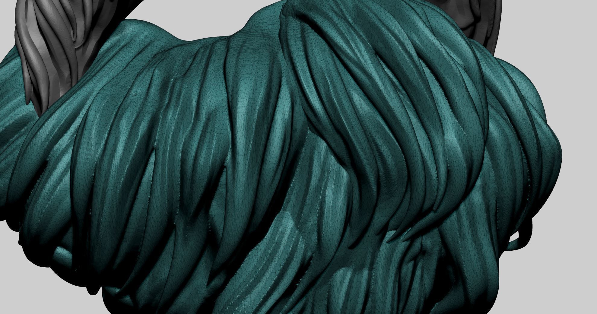 Mustache and Goatee 3D model_11