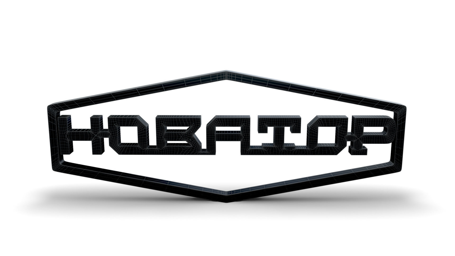 Novator logo 3D model_9