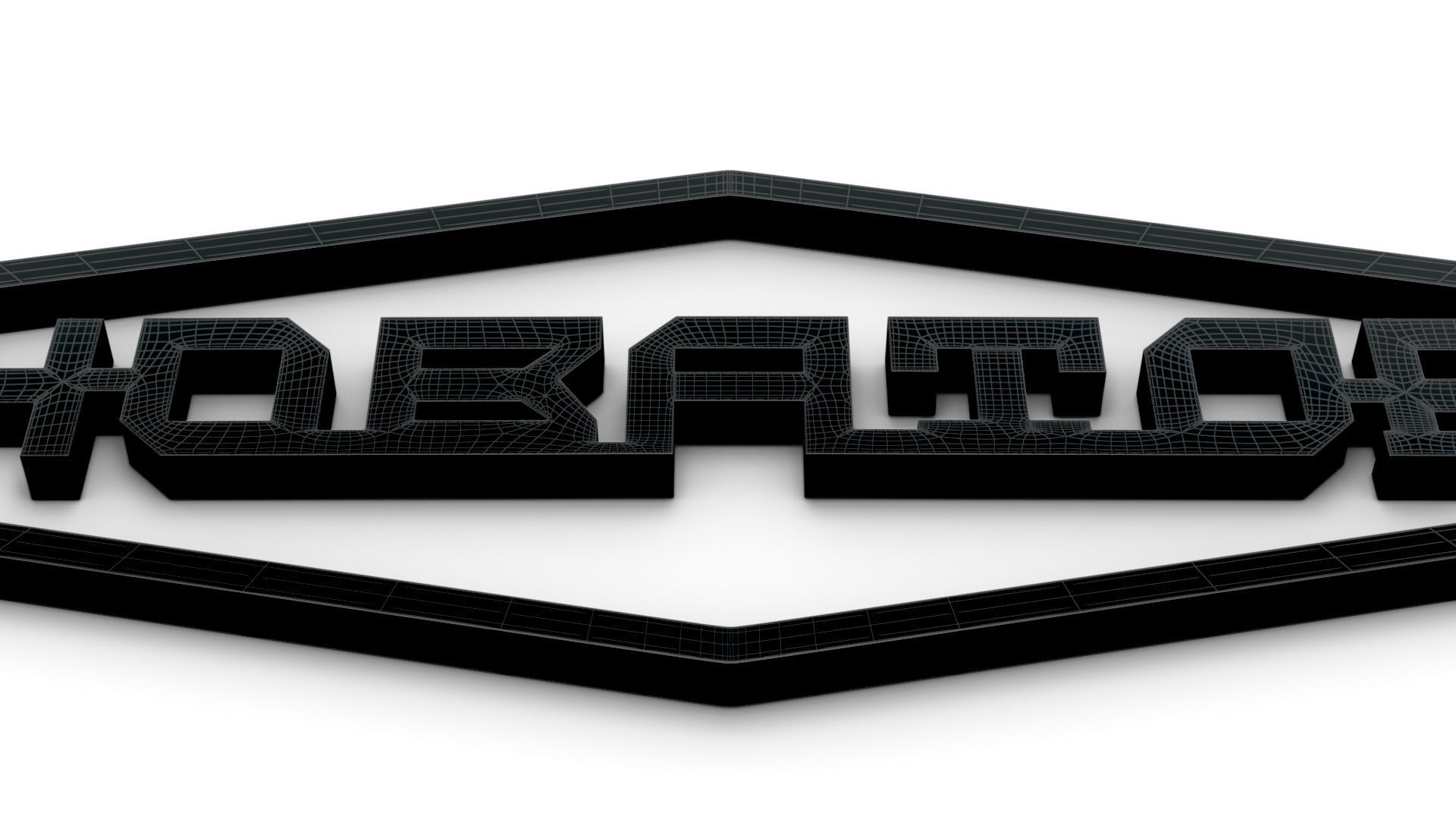 Novator logo 3D model_7