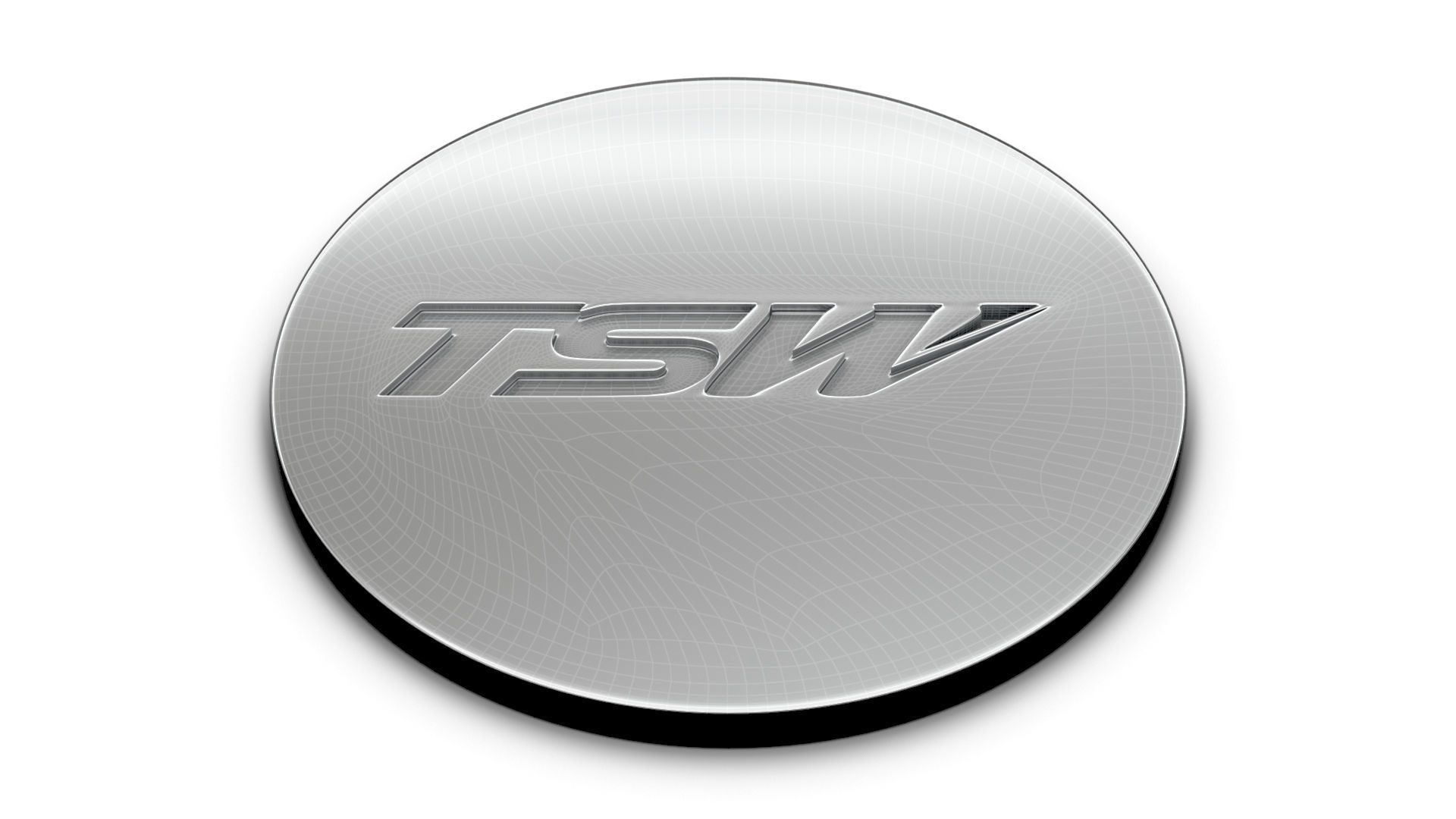 TWS logo 3D model_6