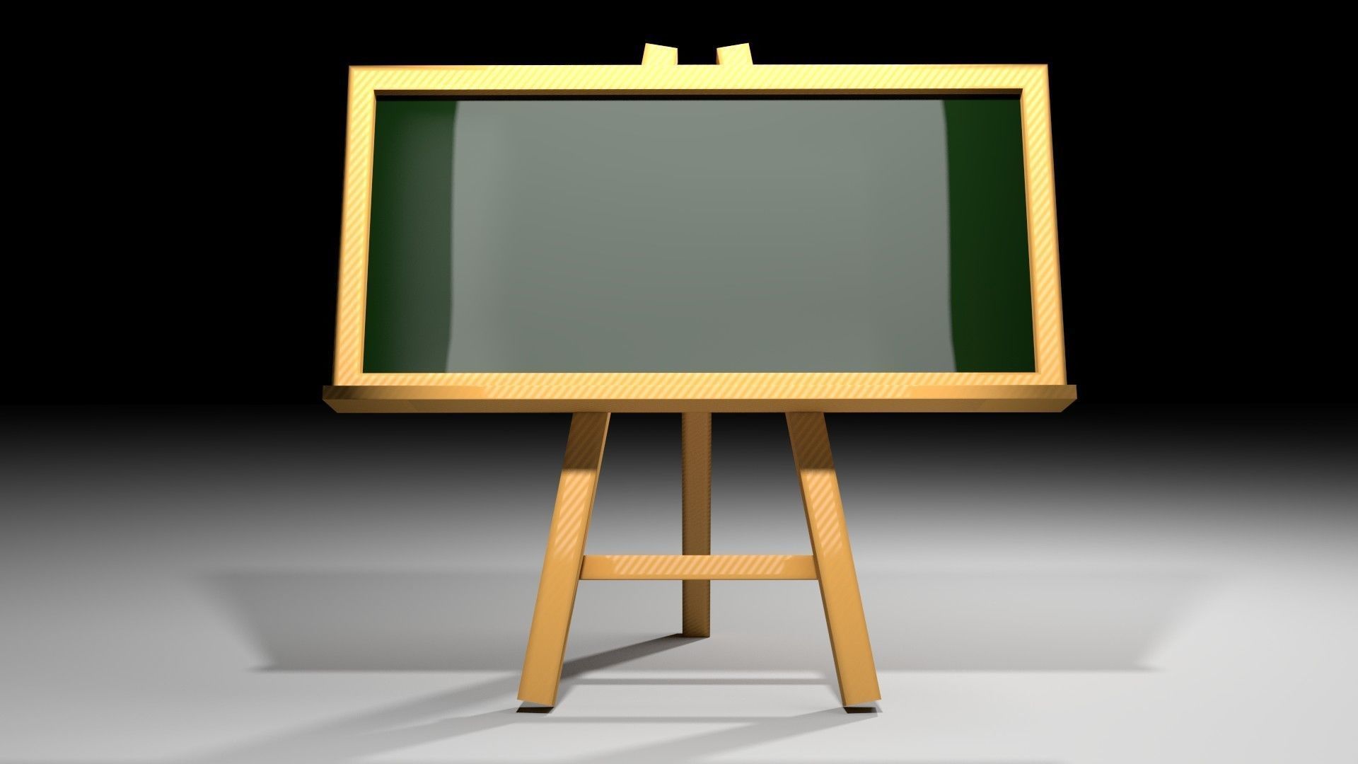 Blackboard Size 30X60 3D model_1