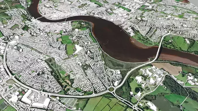 Cityscape Londonderry Ireland