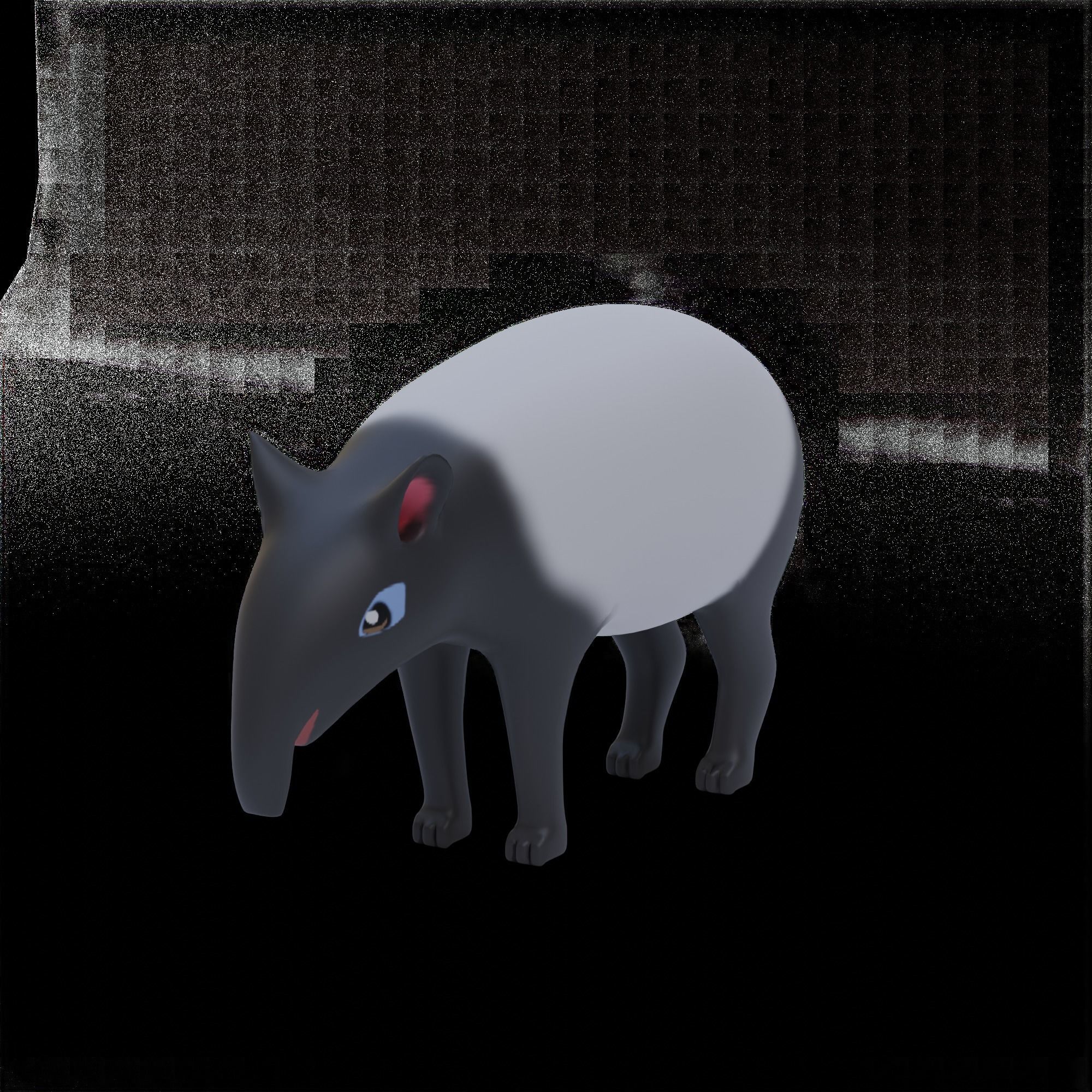 13 Animals Base Meshes Low-poly 3D model Low-poly 3D model_15