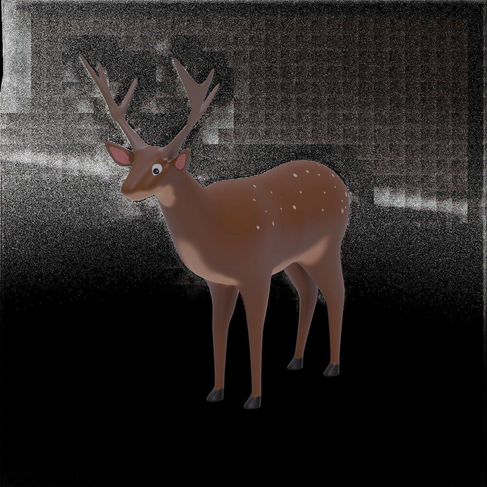 13 Animals Base Meshes Low-poly 3D model Low-poly 3D model_12