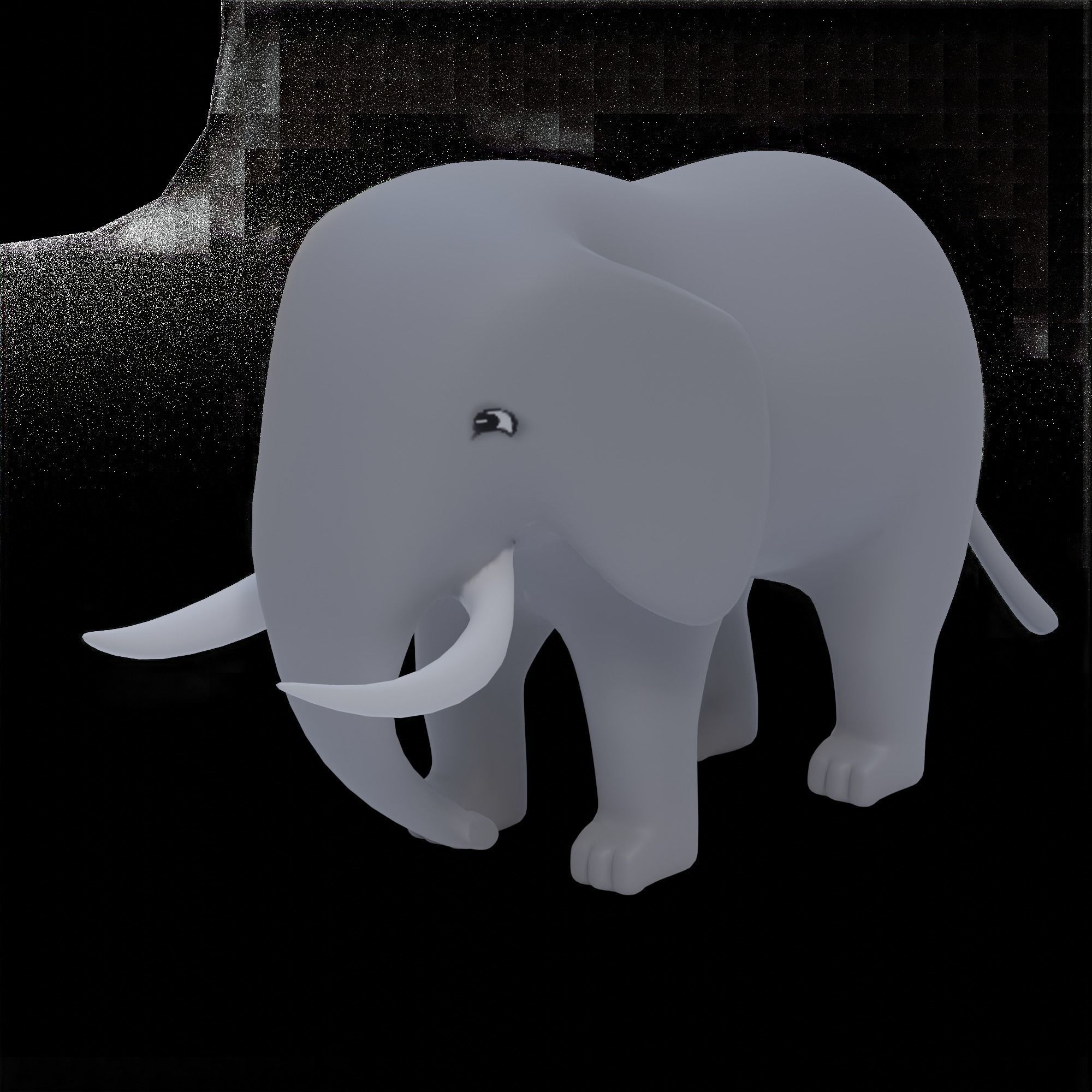 13 Animals Base Meshes Low-poly 3D model Low-poly 3D model_10