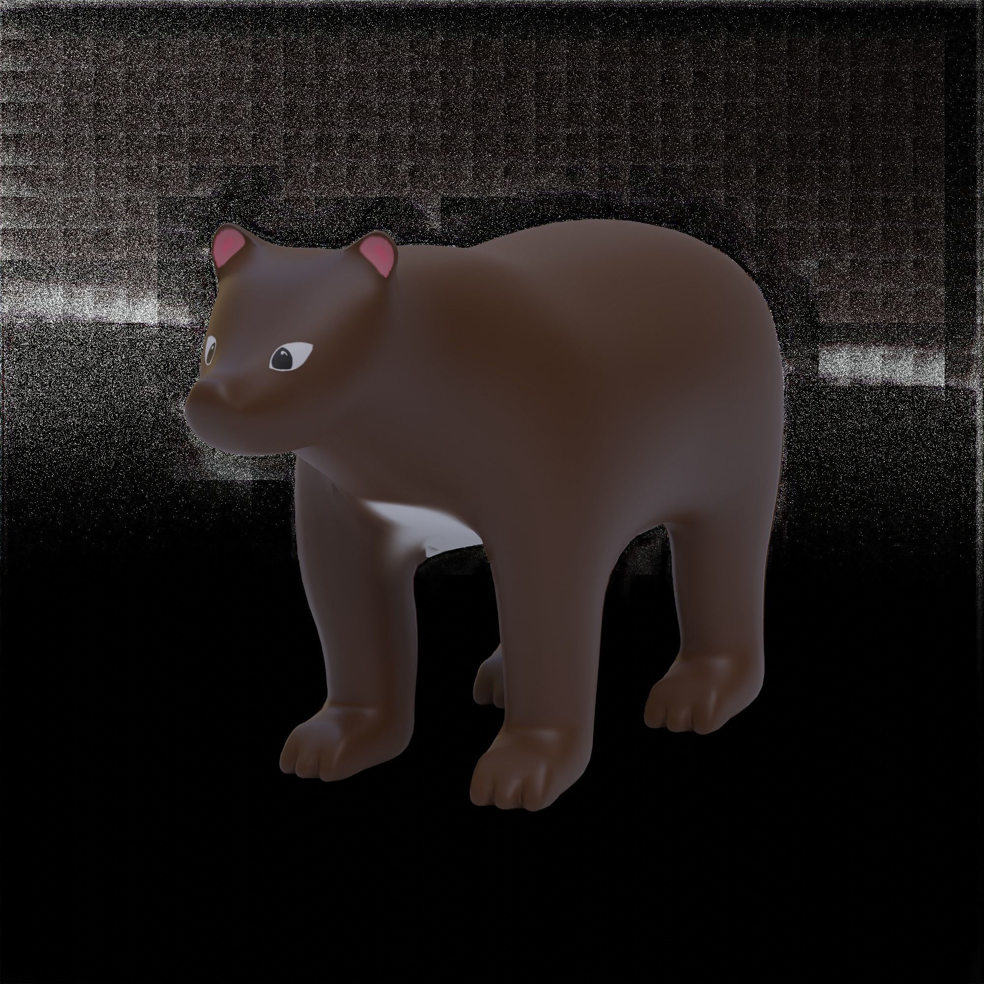 13 Animals Base Meshes Low-poly 3D model Low-poly 3D model_9