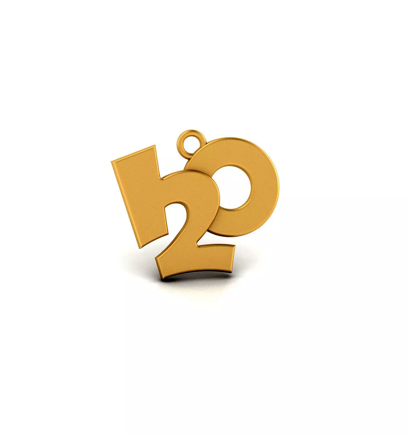 H2o pendant 3D print model