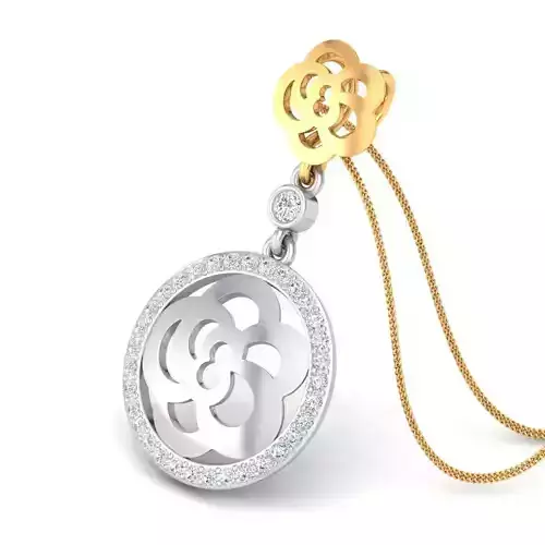 Pendant Casual flower pattern 