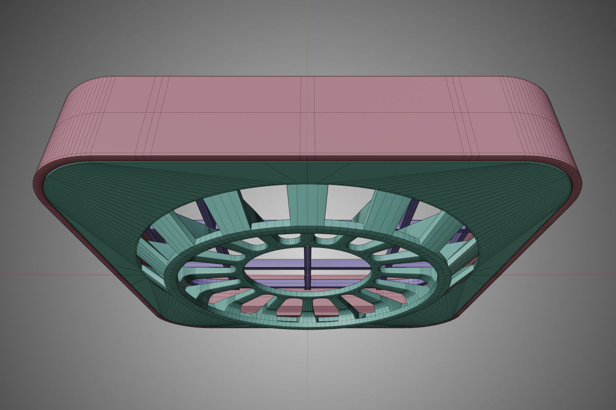 Mac Studio filter casing - 3D printing 3D print model_11