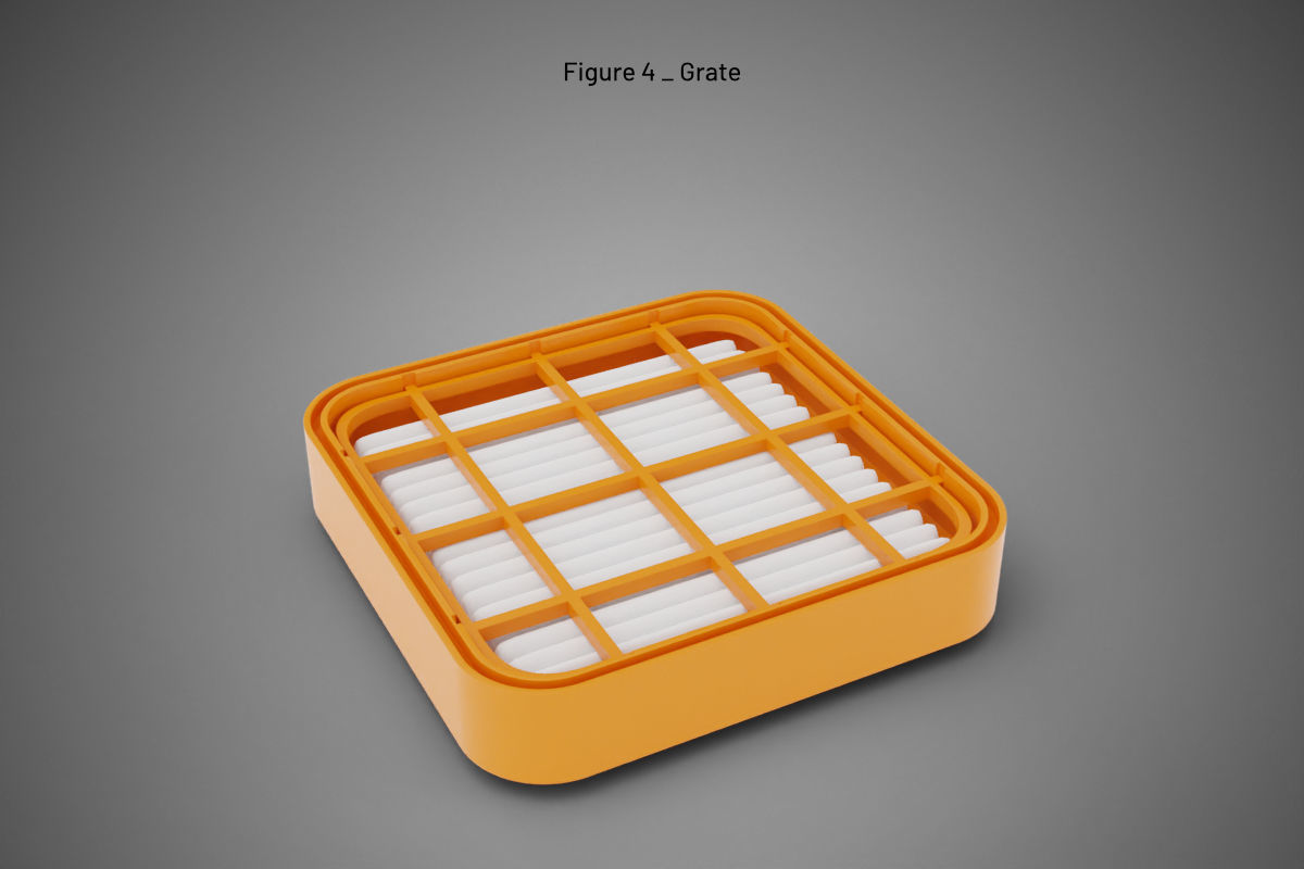 Mac Studio filter casing - 3D printing 3D print model_5