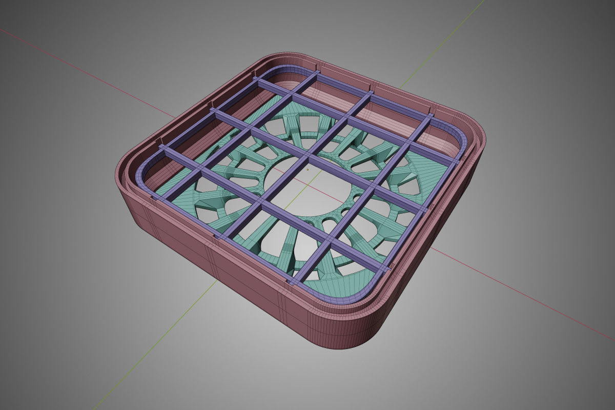 Mac Studio filter casing - 3D printing 3D print model_10