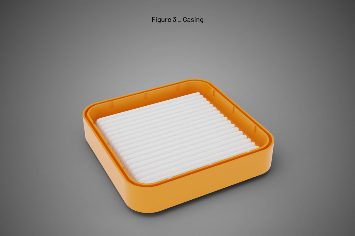 Mac Studio filter casing - 3D printing 3D print model_4