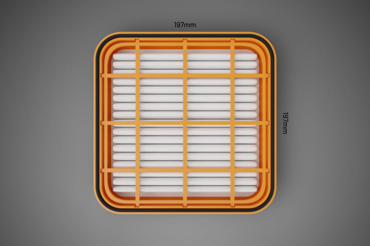 Mac Studio filter casing - 3D printing 3D print model_9