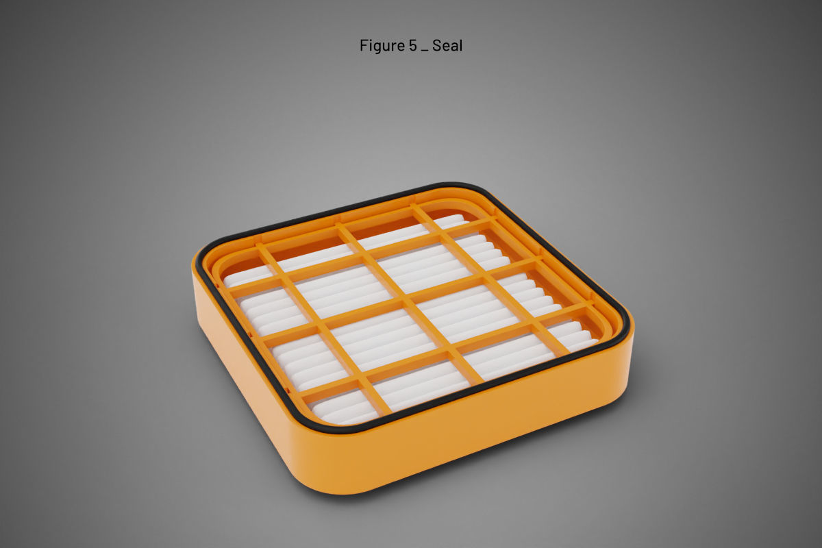 Mac Studio filter casing - 3D printing 3D print model_6