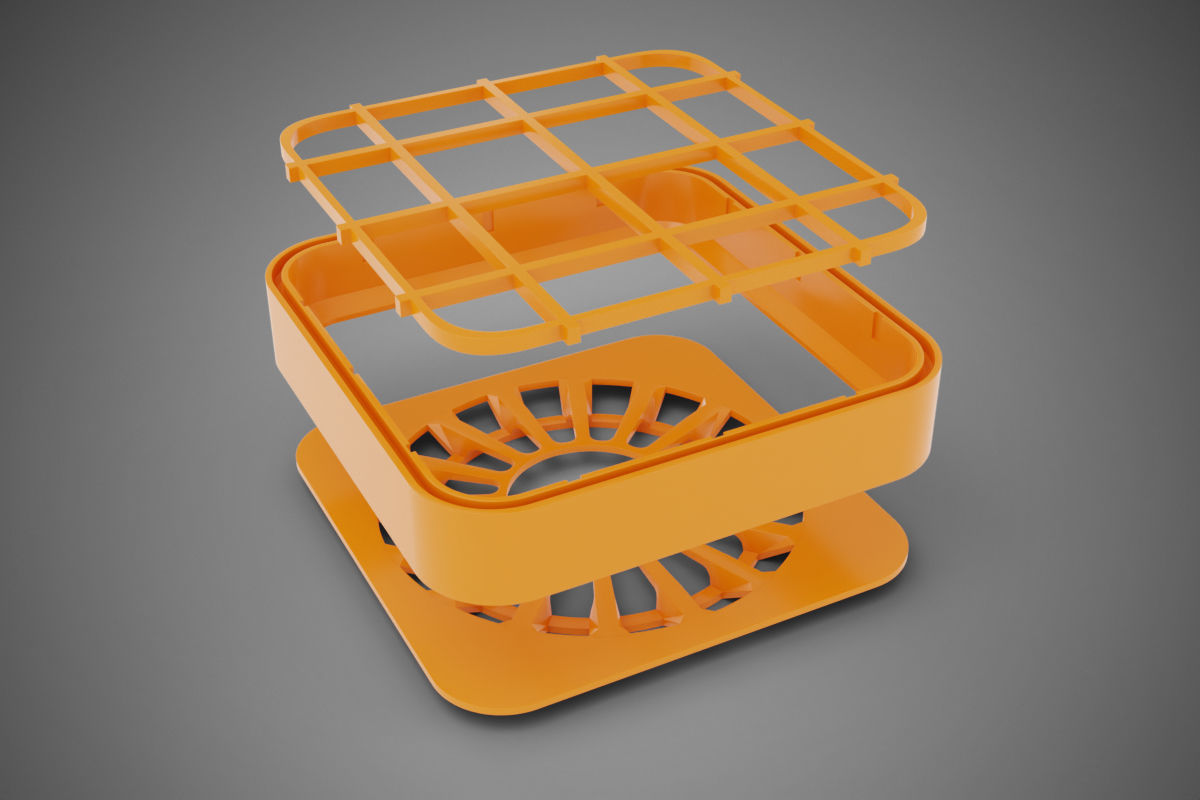 Mac Studio filter casing - 3D printing 3D print model_8