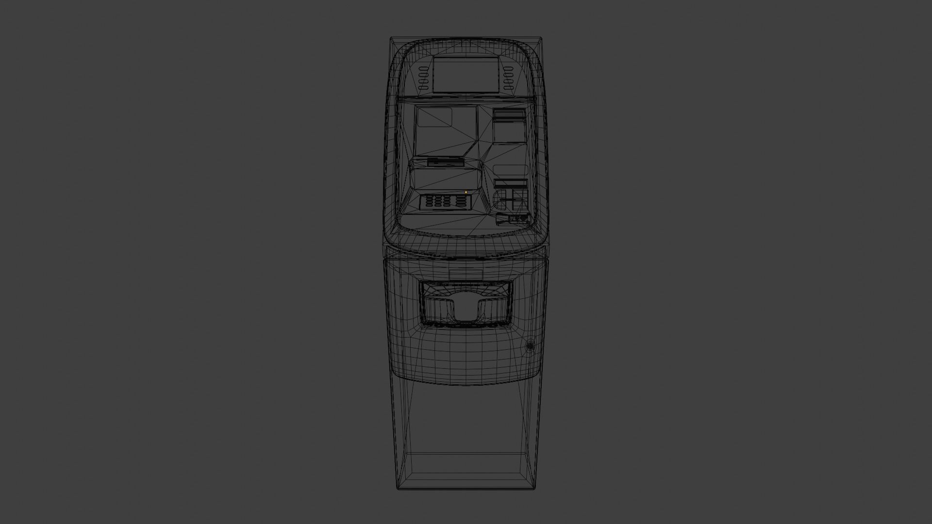 ATM on ground Low-poly 3D model_12