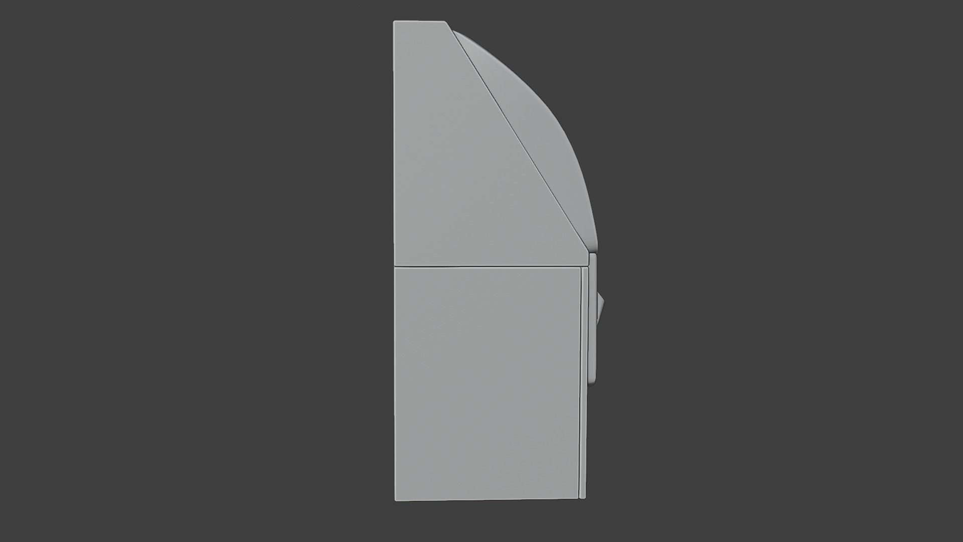 ATM on ground Low-poly 3D model_5