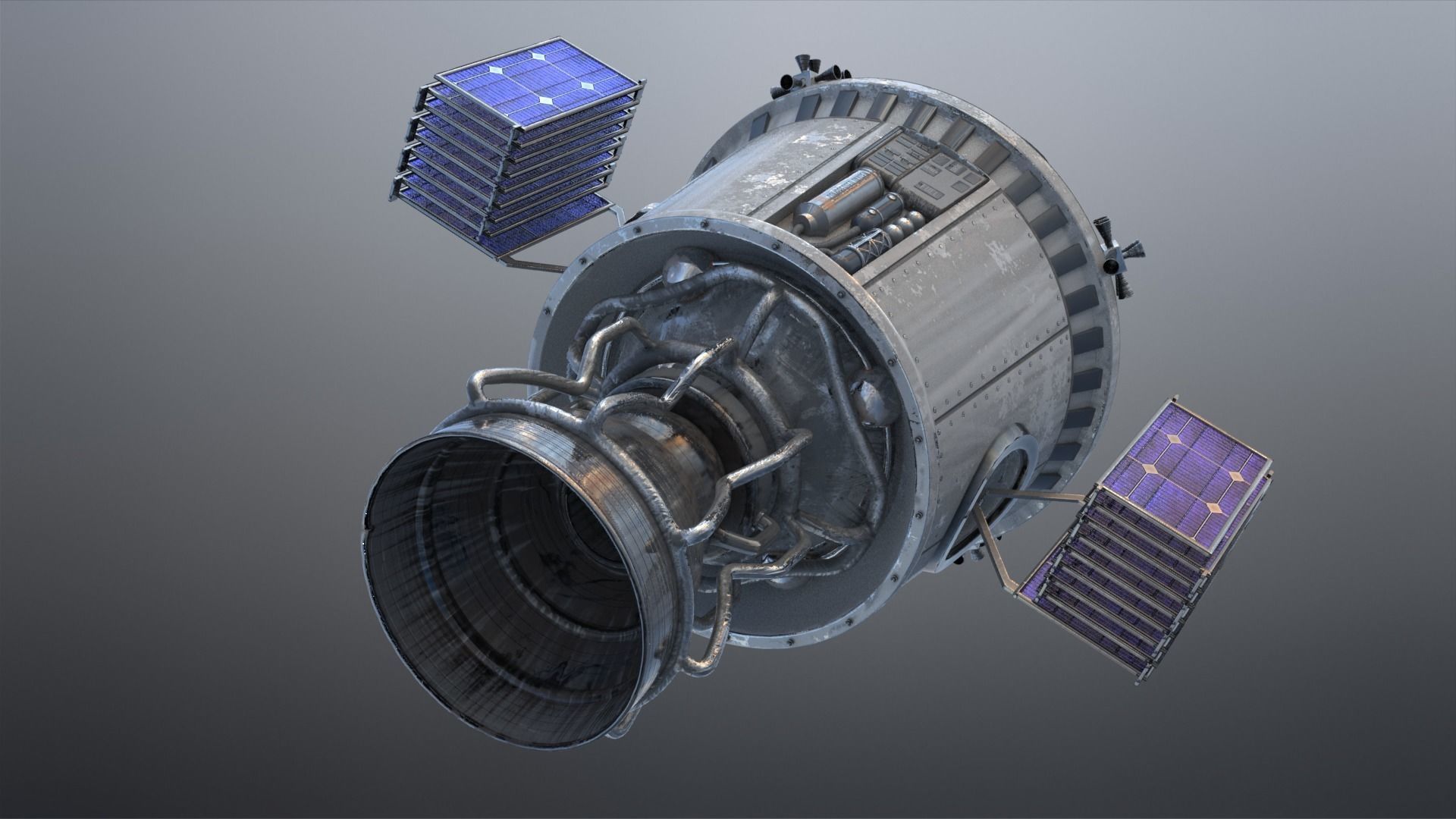 Spaceship 3D model_9