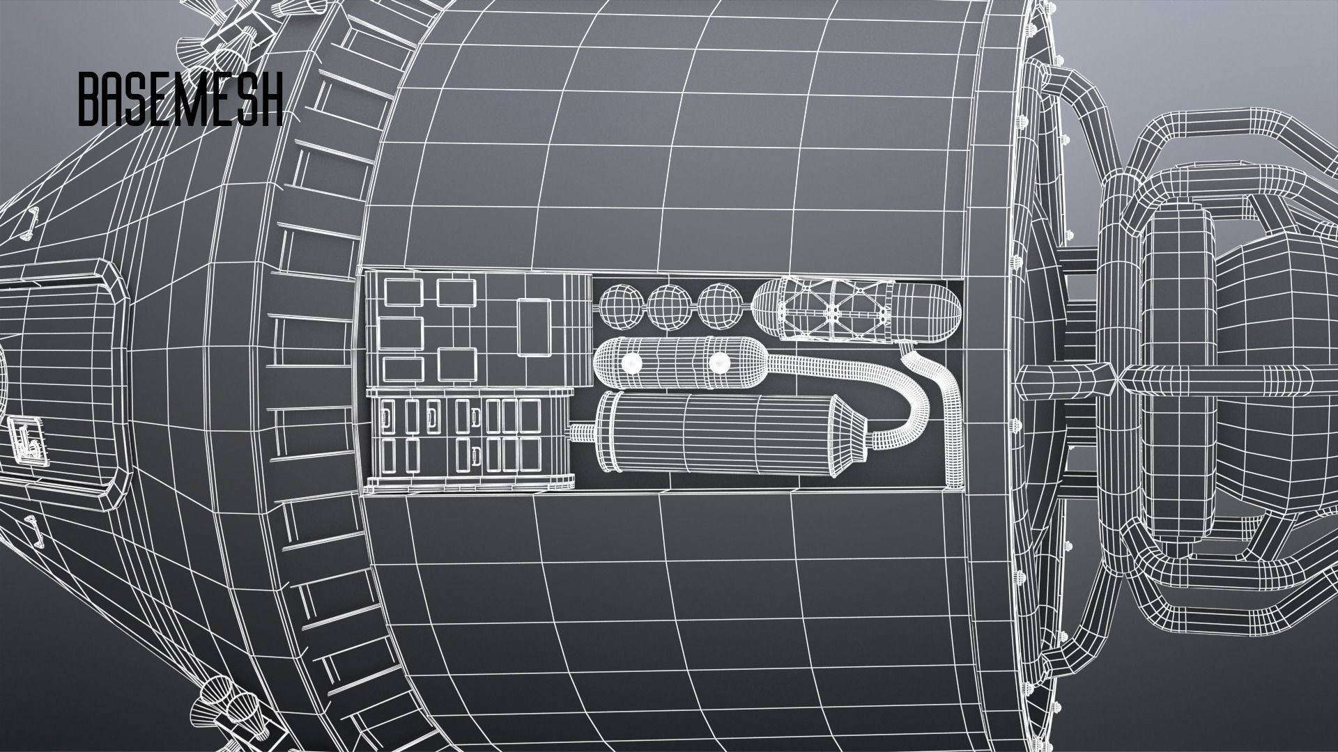 Spaceship 3D model_27